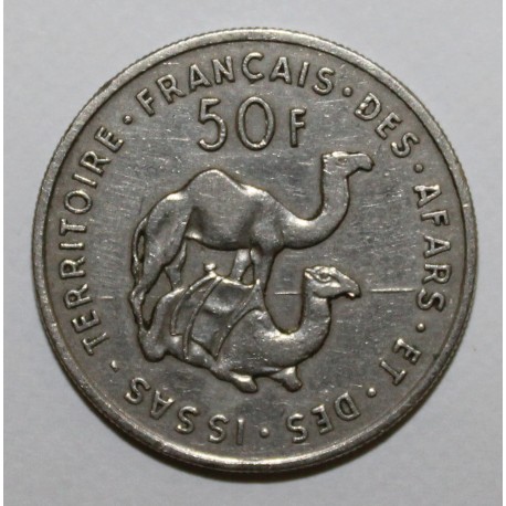 AFARS UND ISSAS - KM 18 - 50 FRANCS 1970 AFARS UND ISSAS - KM 18 - 50 FRANCS 1970