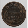 LUXEMBOURG - KM 23.1 - 10 CENTIMES 1870