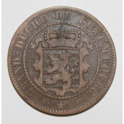 LUXEMBOURG - KM 23.2 - 10 CENTIMES 1855