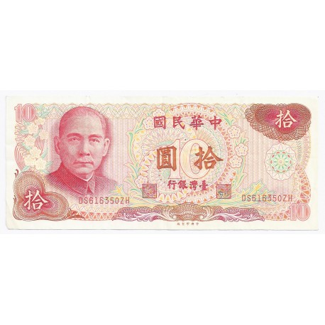 CHINE - PICK 1984 - 10 YUAN 1976