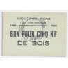 11 - CARCASSONNE - BON POUR CINQ NF DE BOIS - 1960