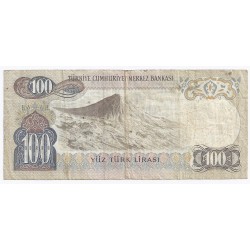 TURKEY - PICK 189 - 100 LIRA - L. 1970 (15/05/1972)