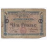 16 - COGNAC - CHAMBRE DE COMMERCE - 1 FRANC - 24/05/1917