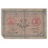 COUNTY 70 - LURE - CHAMBER OF COMMERCE - 1 FRANC - 25/09/1915