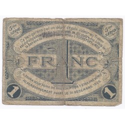 17 - ROCHEFORT - CHAMBRE DE COMMERCE - 1 FRANC - 25/02/1920