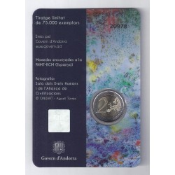 ANDORRA - 2 EURO 2018 - Human Rights - COINCARD