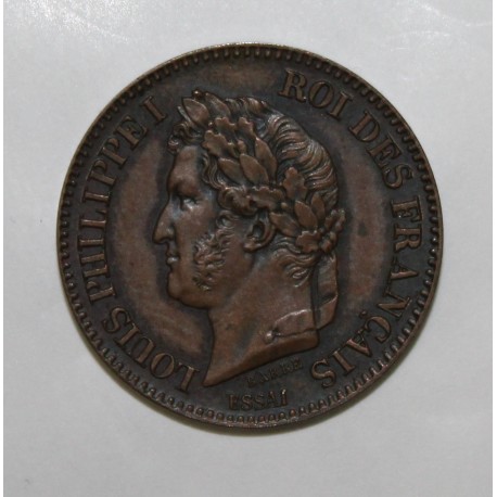 FRANCE - GADOURY 97 - 2 CENTIMES 1842 - TYPE LOUIS PHILIPPE Ier - TRIAL COIN