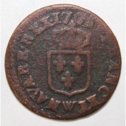 Gad 272 - LOUIS XV - LIARD A LA VIEILLE TETE - 1773 W - LILLE