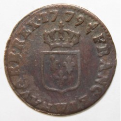 Gad 348 - LOUIS XVI - LIARD - 1779 W - Lille