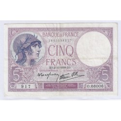 FAY 04/14 - 5 FRANCS VIOLET...