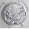 FRANZÖSISCHES ÜBERSEEGEBIET IN POLYNESIEN - KM PE1 - 50 CENTIMES 1949 - PROBE DICKABSCHLAG MÜNZE - 104 ex. - PCGS SP 63