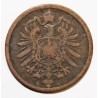 GERMANY - KM 2 - 2 PFENNIG 1875 C - Frankfurt - TYPE 1 - SMALL EAGLE - WILHELM I