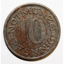 ALLEMAGNE - FUNCK 1.1 - 10 PFENNIG 1920 - AACHEN