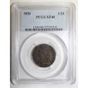 VEREINIGTE STAATEN - KM 41 - 1/2 CENT 1826 - DIE RÜCKSEITE IST UM 5 UHR VERSETZT - PCGS XF 40