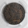 ÉTATS UNIS - KM 41 - 1/2 CENT 1826 - REVERS DESAXÉ À 5h - PCGS XF 40