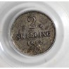 NORVÈGE - KM 310 - 2 SKILLING 1842 - XF 45