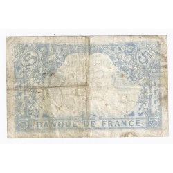 FAY 02/43 - 5 FRANCS BLEU - 13/09/1916 - TAUREAU - TRES TRES BEAU - PICK 70