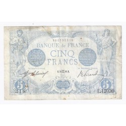 FAY 02/39 - 5 FRANCS BLEU -...