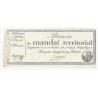 MANDAT TERRITORIAL DE 25 FRANCS - 28 VENTOSE AN 4 - 18/03/1796 - SANS SERIE