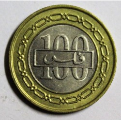 BAHRAIN -KM 20 - 100 FILS 1992 - AH 1412 - Issa ben Salmane - Hamed ben Issa