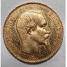 GADOURY 1111 - 50 FRANCS 1857 A - OR - NAPOLÉON III - COUP SUR TRANCHE - KM 758