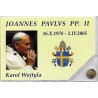 VATICAN - MEDAILLETTE - PAPE JEAN PAUL II - PLAQUE OR