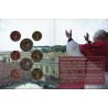 VATICAN - BENEDETTO XVI - HABEMUS PAPAM - COFFRET PROTOTYPE 8 PIECES - ESSAI  - 2005 - VERSION ITALIENNE