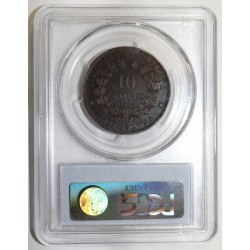 GADOURY 265a - 10 CENTIMES 1876 K - Bordeaux - TYPE CÉRÈS - KM 815.2 - PCGS XF 40