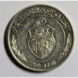 TUNISIE - KM 346 - 1/2 DINAR 2009 - FAO