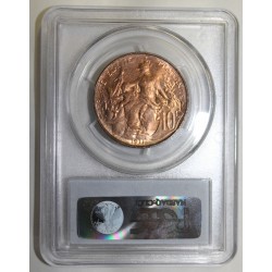 GADOURY 277 - 10 CENTIMES 1911 - TYPE DUPUIS - KM 843 - PCGS MS 64 RB