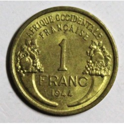 FRENCH WEST AFRICA - KM 2 - 1 FRANC 1944 - MARIANNE