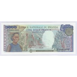 RWANDA - PICK 22 - 5000...