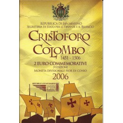 SAN MARINO - KM 478 - 2 EURO 2006 - 500TH ANNIVERSARY OF THE DEATH OF CHRISTOPHE COLOMB
