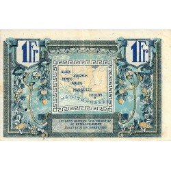 13 - REGION PROVENCALE - CHAMBRE DE COMMERCE DE MARSEILLE - 1 FRANC 1922