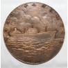 MEDAL - OIL TANKER ESSO PARENTIS - BY GEORGES GUIRAUD - 1958