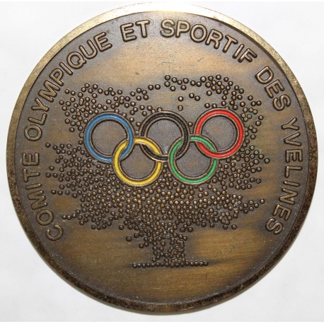 MEDAL - 4th SPORTING GAMES OF THE YVELINES - OLYMPIC AND SPORTING COMMITTEE - 13th May - 9th June 1990