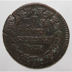 FRANKREICH - KM 640 - 5 CENTIMES 1796 - AN 5 D - Lyon - TYP DUPRÉ