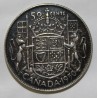 CANADA - KM 45 - 50 CENTS 1950 - Var. LIGNE DANS LE 0 - GEORGE VI