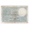 FRANKREICH - PICK 84 - 10 FRANCS 1942 - 5. März -  TYP MINERVA