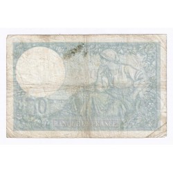 FRANCE - PICK 84 - 10 FRANCS 1942 - March 5 -  TYPE MINERVA