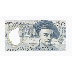 FRANKREICH - PICK 152 - 50 FRANCS 1992 - TYP QUENTIN DE LA TOUR - A.72