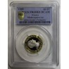 GADOURY 828 - 10 FRANCS 1989 - TYPE MONTESQUIEU - OR JAUNE ET OR BLANC - KM 969a - PCGS PR 68 RD DCAM