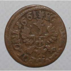 POLOGNE - KM 110 - SOLIDUS - 1661 - JEAN II CASIMIR VASA