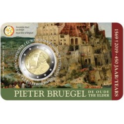 BELGIQUE - 2 EURO 2019 - 450ème Anniversaire de la mort de Pieter Bruegel - Plaquette