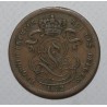 BELGIUM - KM 1.1 - 1 CENTIME 1833 - OVERDATE ON 1832