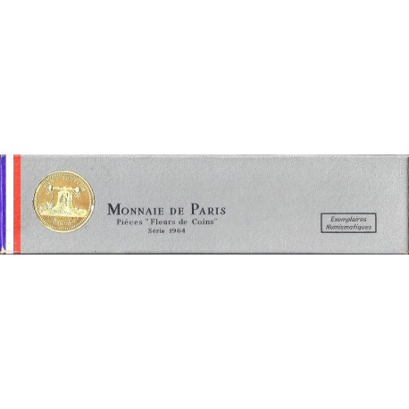 FRANCE - UNCIRCULATED COIN SET - 1964