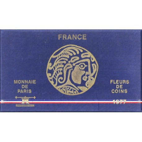 FRANCE - COFFRET FLEUR DE COIN - 1977 B