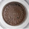 FRANCE - KM 638 - 2 DECIME AN 4 A - 1795 - PCGS AU 58