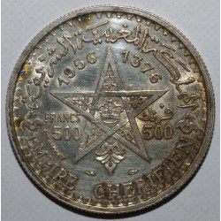 MAROC - Y 54 - 500 FRANCS 1956 - AH 1376 - Mohammed V