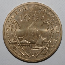 POLYNESIE FRANCAISE - KM E4 - 100 FRANCS 1976 - I.E.O.M - ESSAI